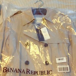 Antique Banana Republic Trench NEW w/ tags